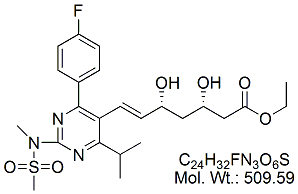 Rosuvastatin (3S,5R)-Isomer Ethyl Ester